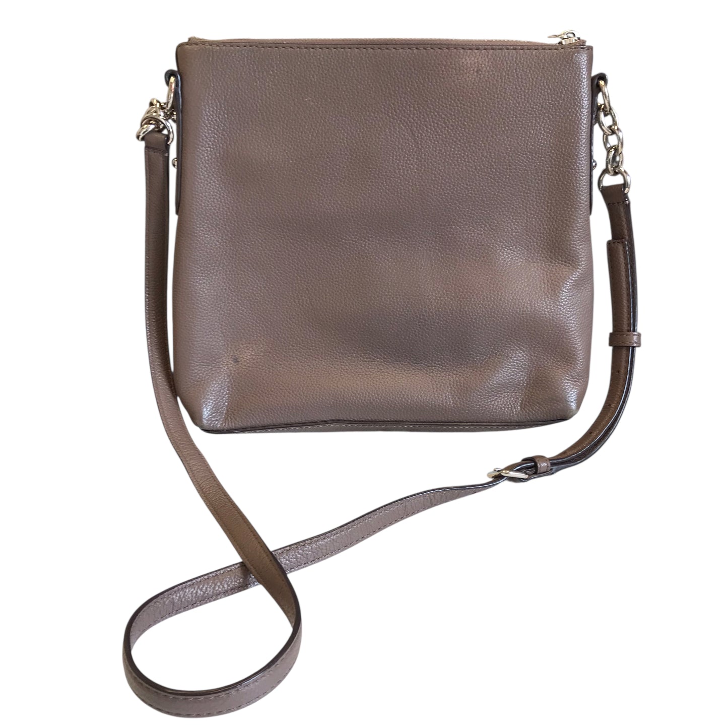Crossbody Designer By Kate Spade In Taupe, Size:Small