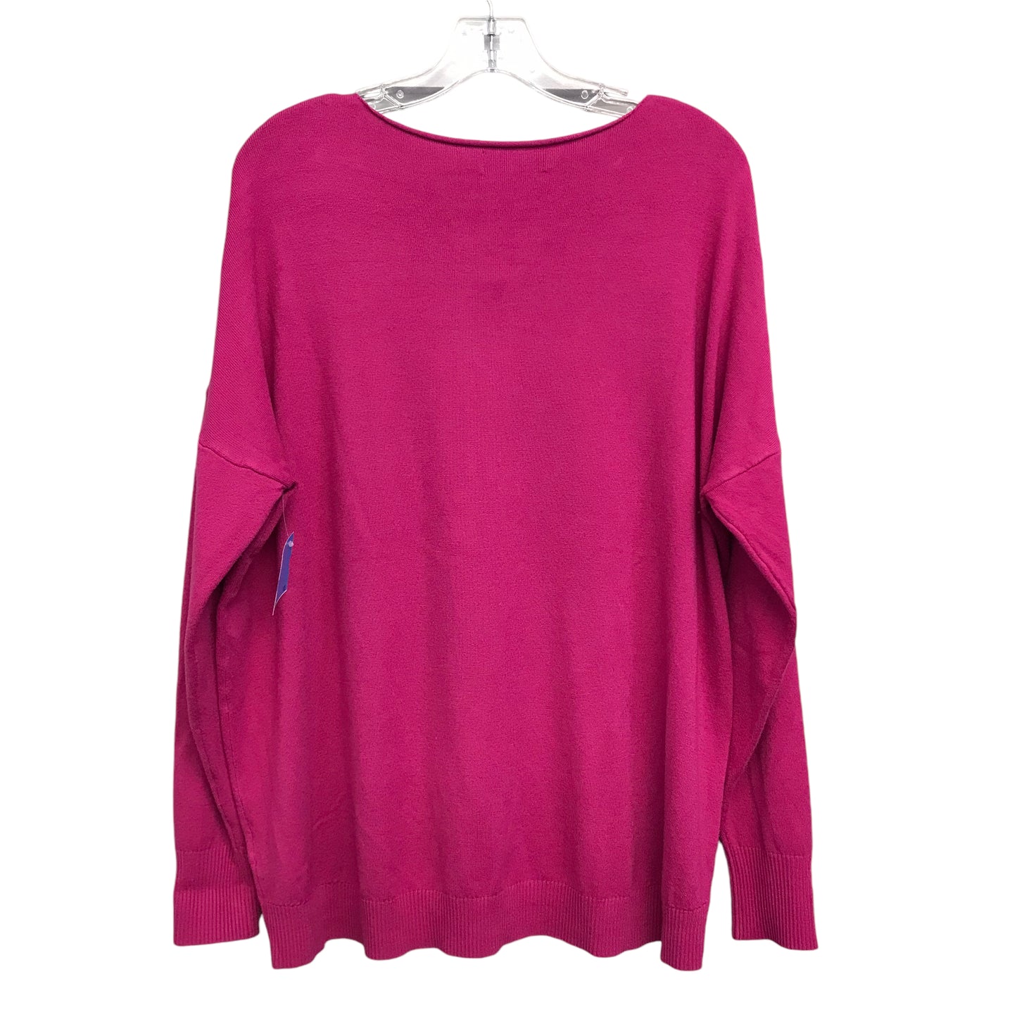 Sweater By Zenana Outfitters In Pink, Size:L