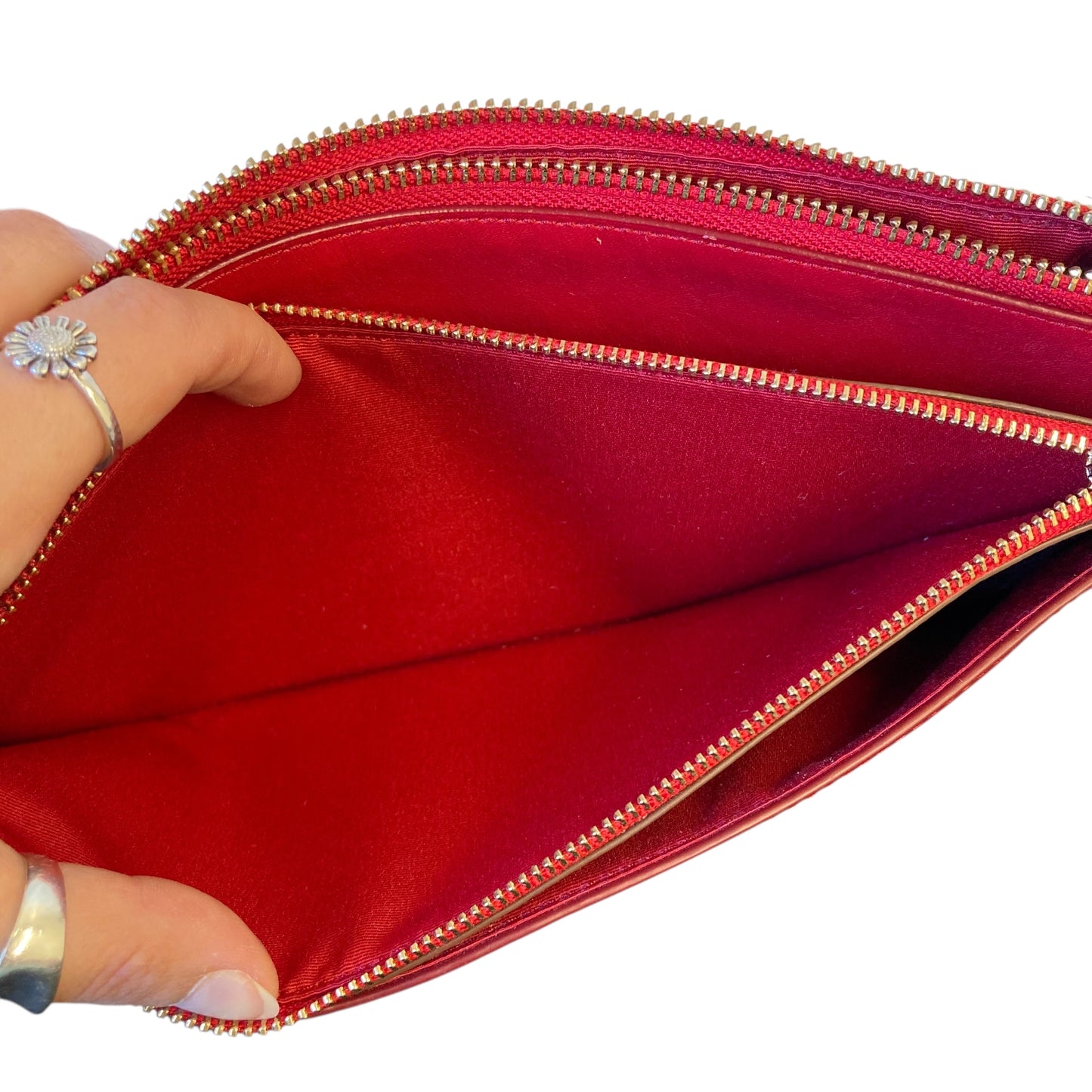 Crossbody Designer By Coach In Red, Size:Small