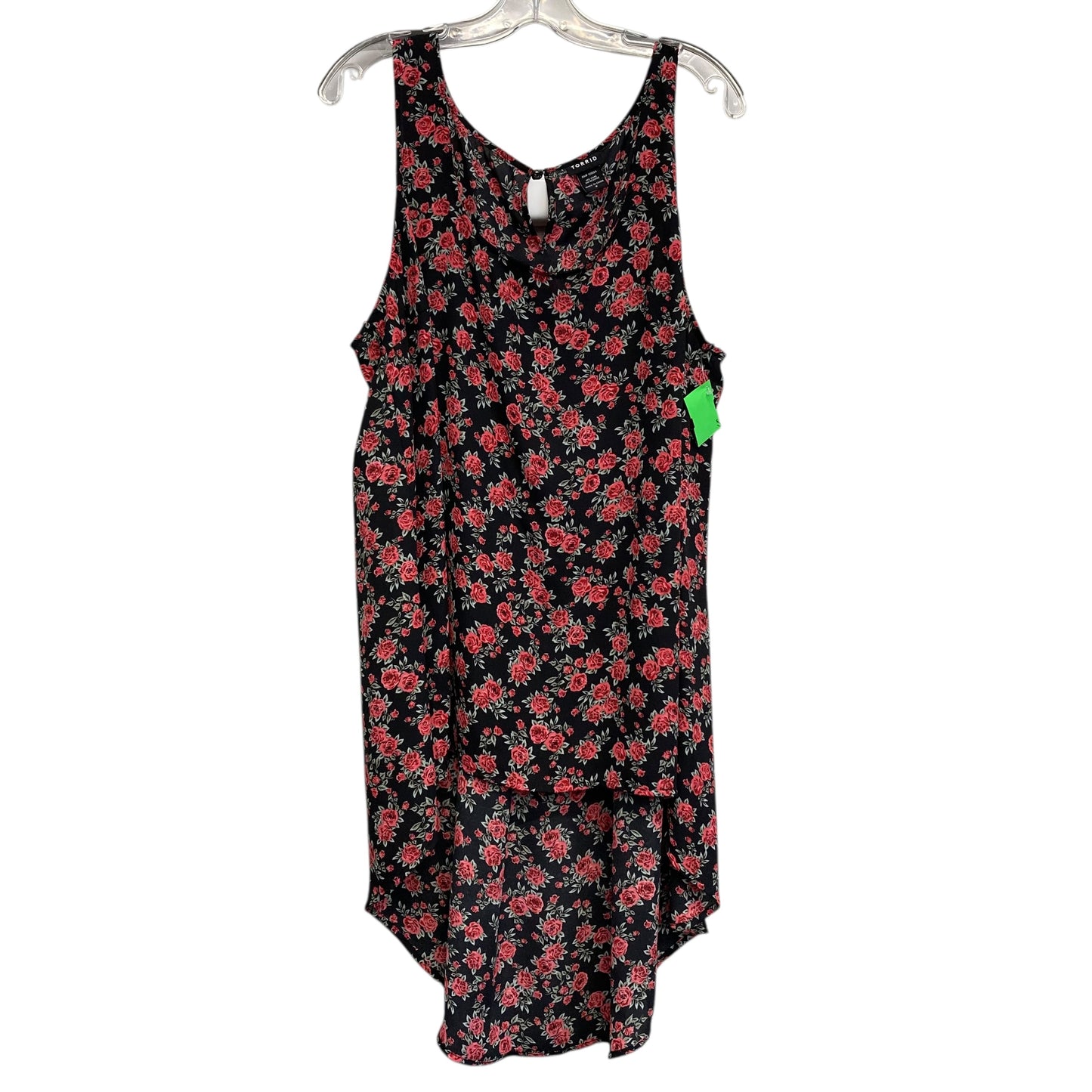 Top Sleeveless By Torrid In Floral Print, Size:2X