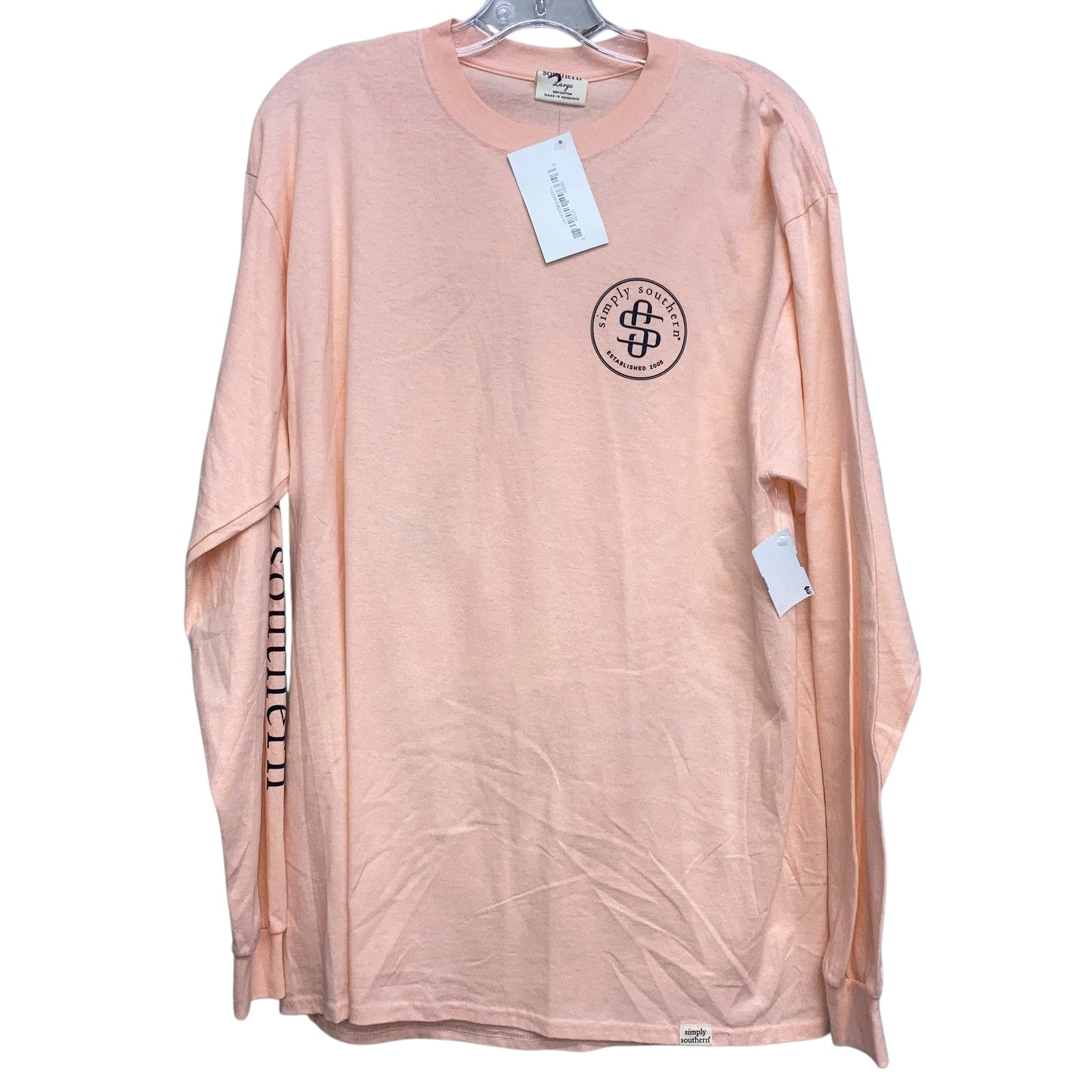 Top Ls By Simply Southern In Pink, Size:L