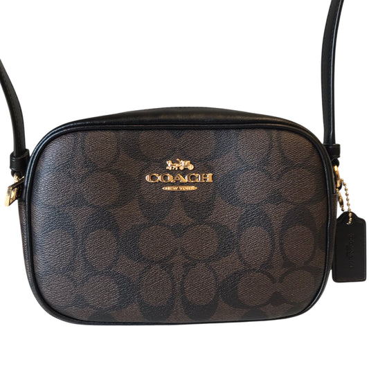 Crossbody Designer By Coach In Brown, Size:Small