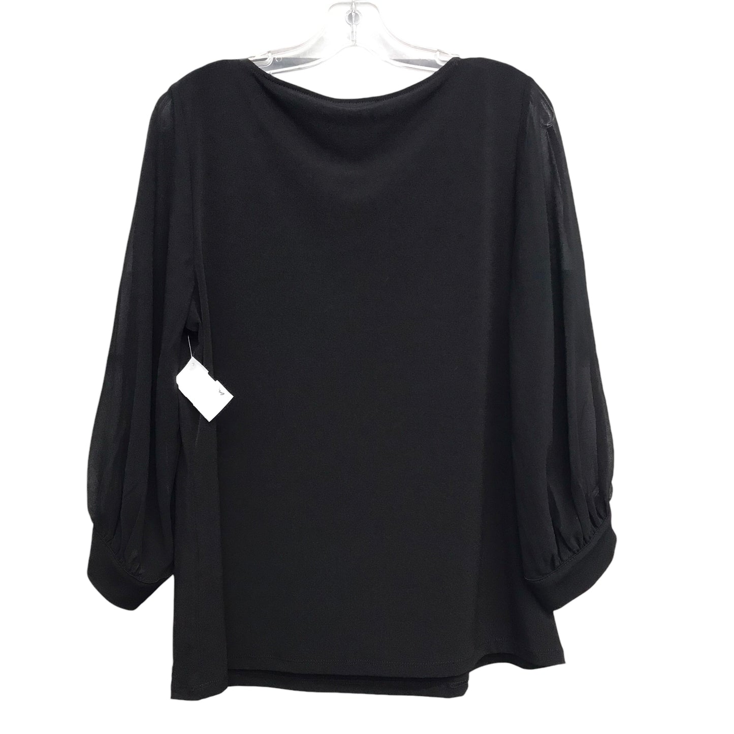 Top Ls By Calvin Klein In Black, Size:M