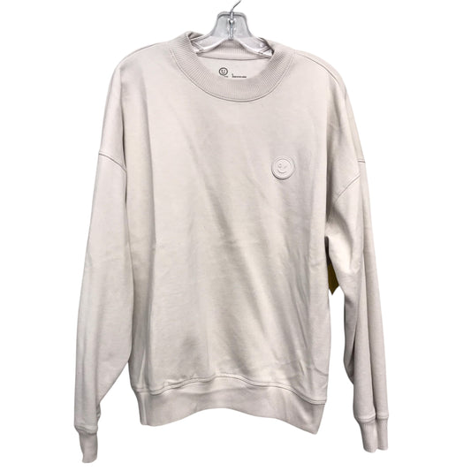 Athletic Sweatshirt Crewneck By Gilly Hicks In Grey, Size:L