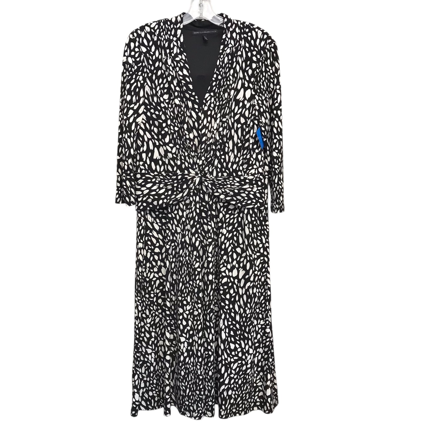 Dress Work By White House Black Market In Black & White, Size:L