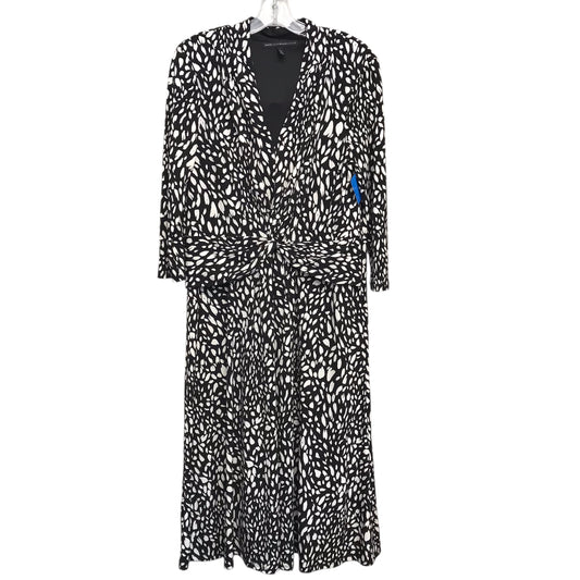 Dress Work By White House Black Market In Black & White, Size:L