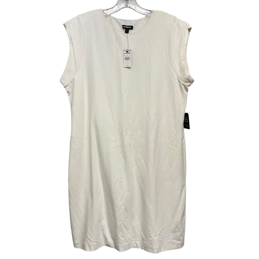 Dress Casual Short By Express In Cream, Size:L