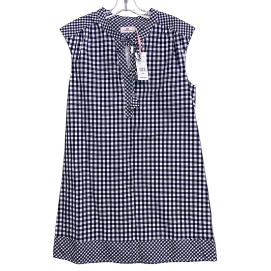 Dress Casual Short By Vineyard Vines In Blue & White, Size:M