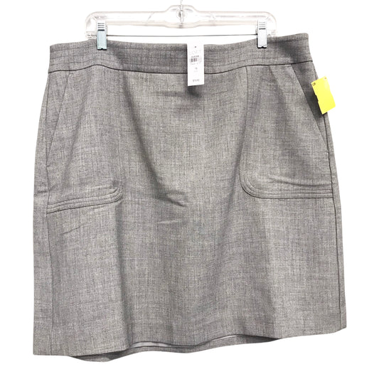 Skirt Mini & Short By Loft In Grey, Size:16
