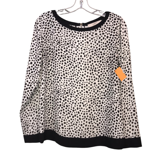 Top Ls By Loft In Polkadot Pattern, Size:Xs