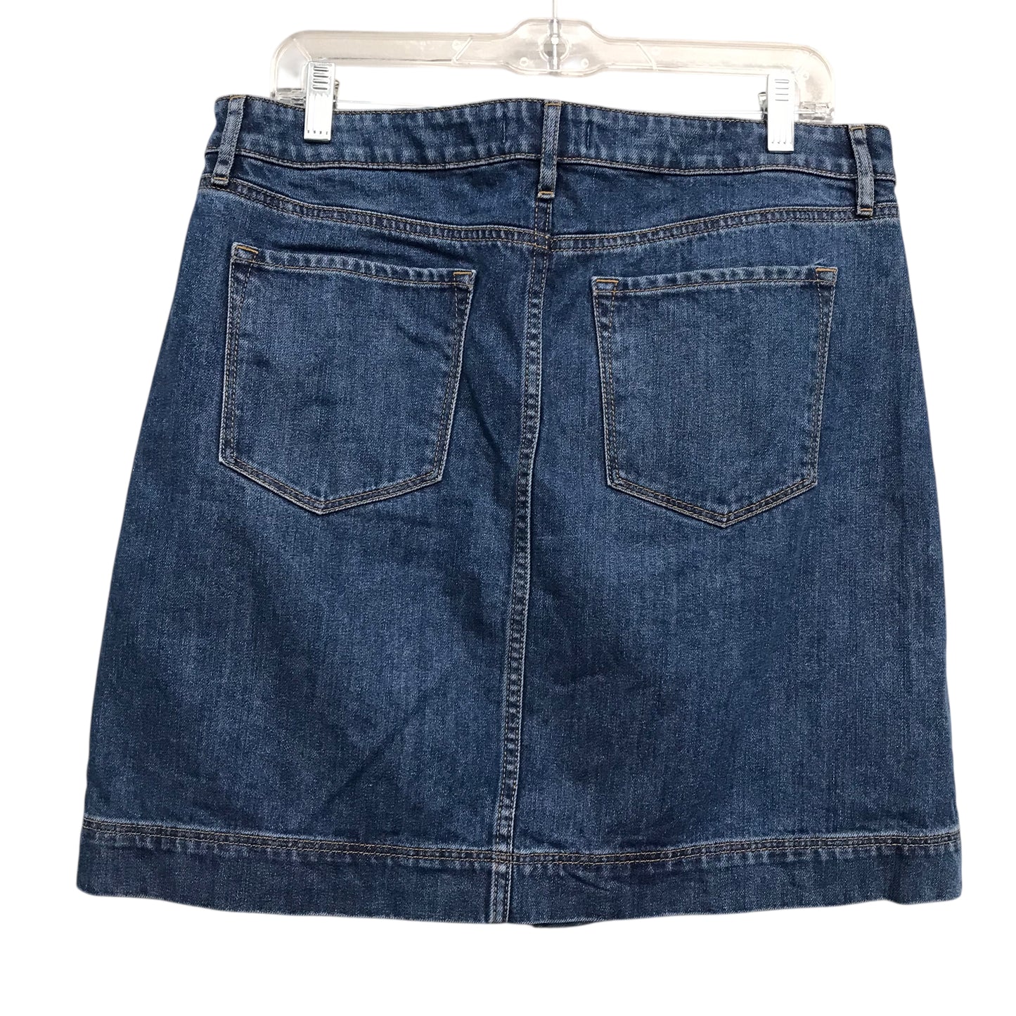 Skirt Mini & Short By Loft In Blue Denim, Size:12