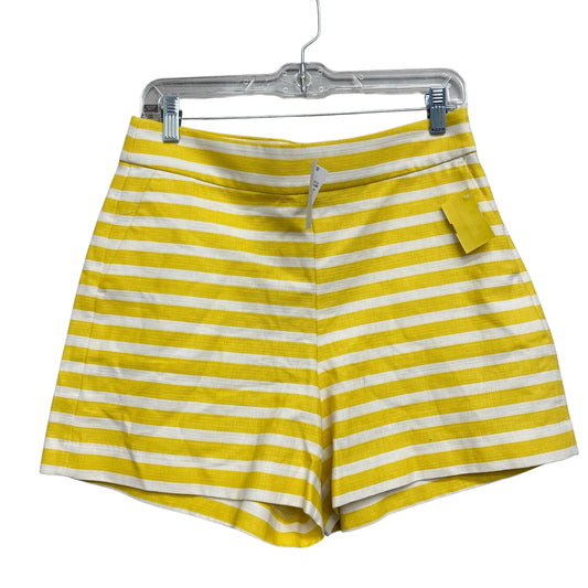 Shorts By J. Crew In White & Yellow, Size:10