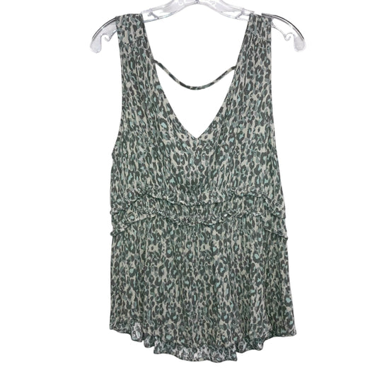 Top Sleeveless By Maurices In Animal Print, Size:L