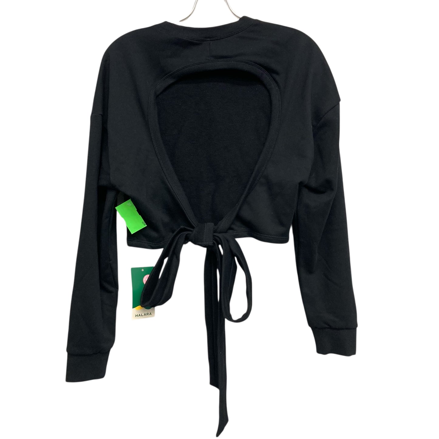 Athletic Sweatshirt Crewneck By Halara In Black, Size:S