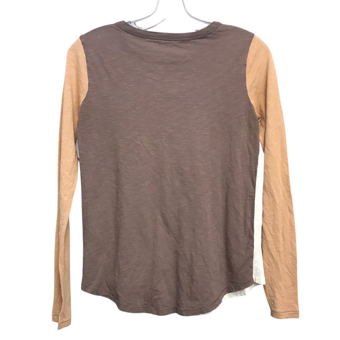 Top Ls Basic By Madewell In Tan, Size:Xxs