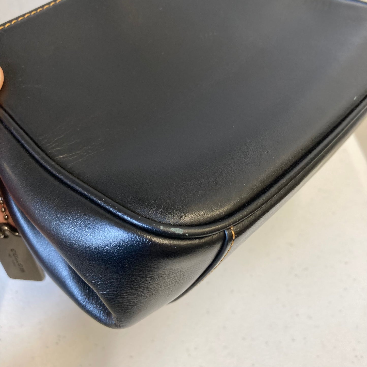 Handbag Designer By Coach In Black, Size:Small
