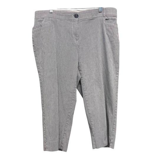 Pants Lounge By Studio Works In Blue & White, Size:16