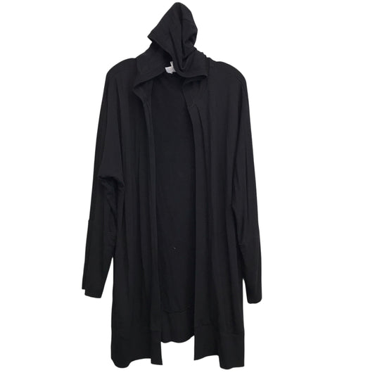 Sweater Cardigan By Soma In Black, Size:1X