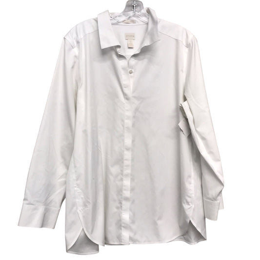 Top Ls By Chicos In White, Size:Xl