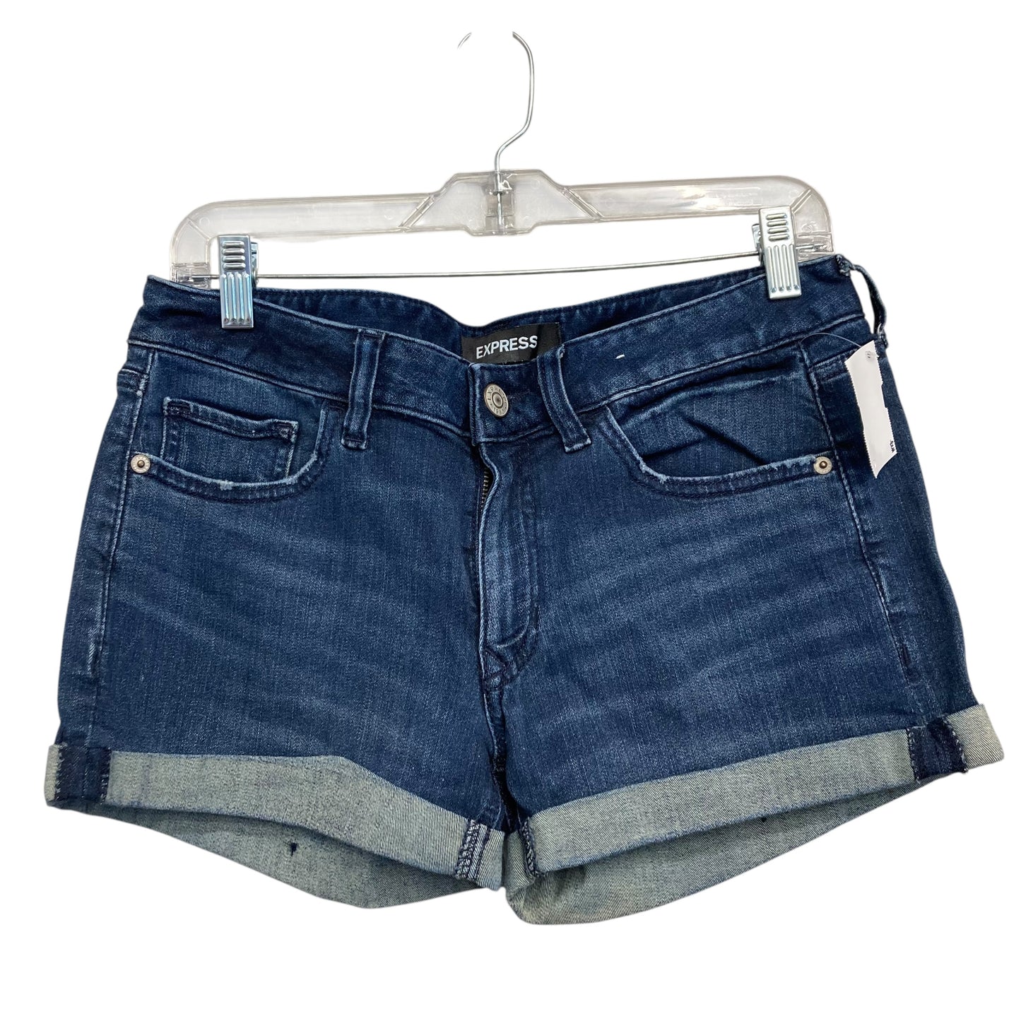 Shorts By Express In Blue Denim, Size:6