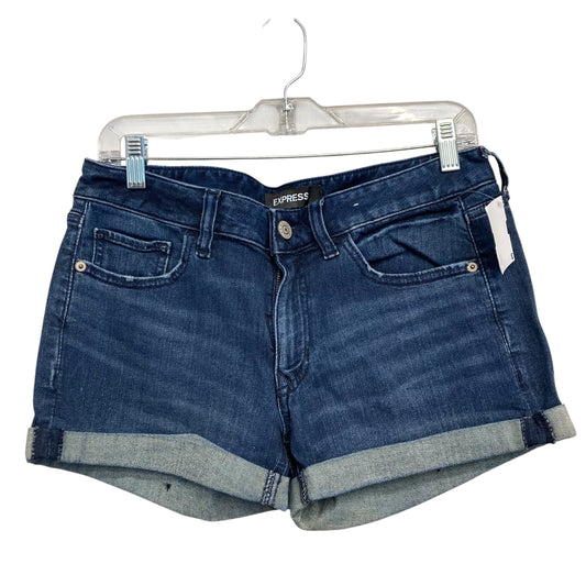 Shorts By Express In Blue Denim, Size:6