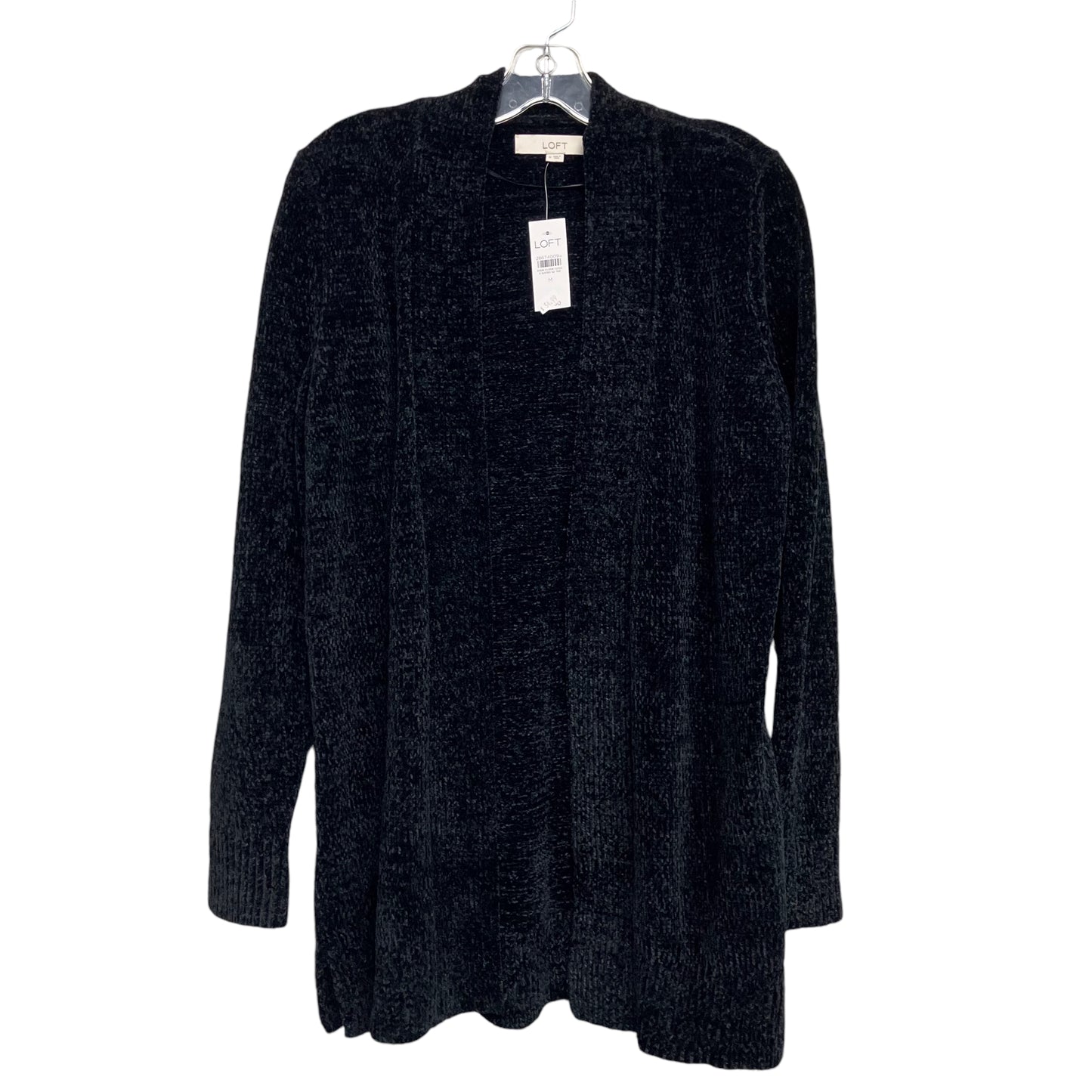 Sweater Cardigan By Loft In Black, Size:M