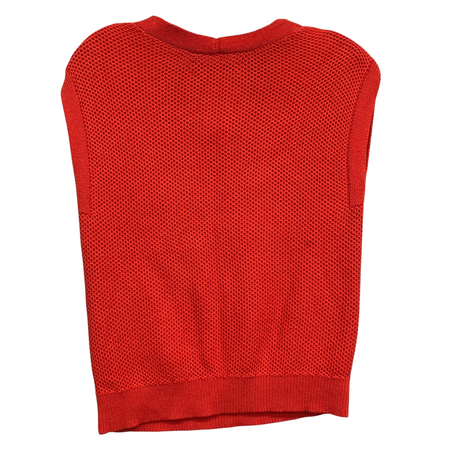 Vest Sweater By Loft In Orange, Size:Xs