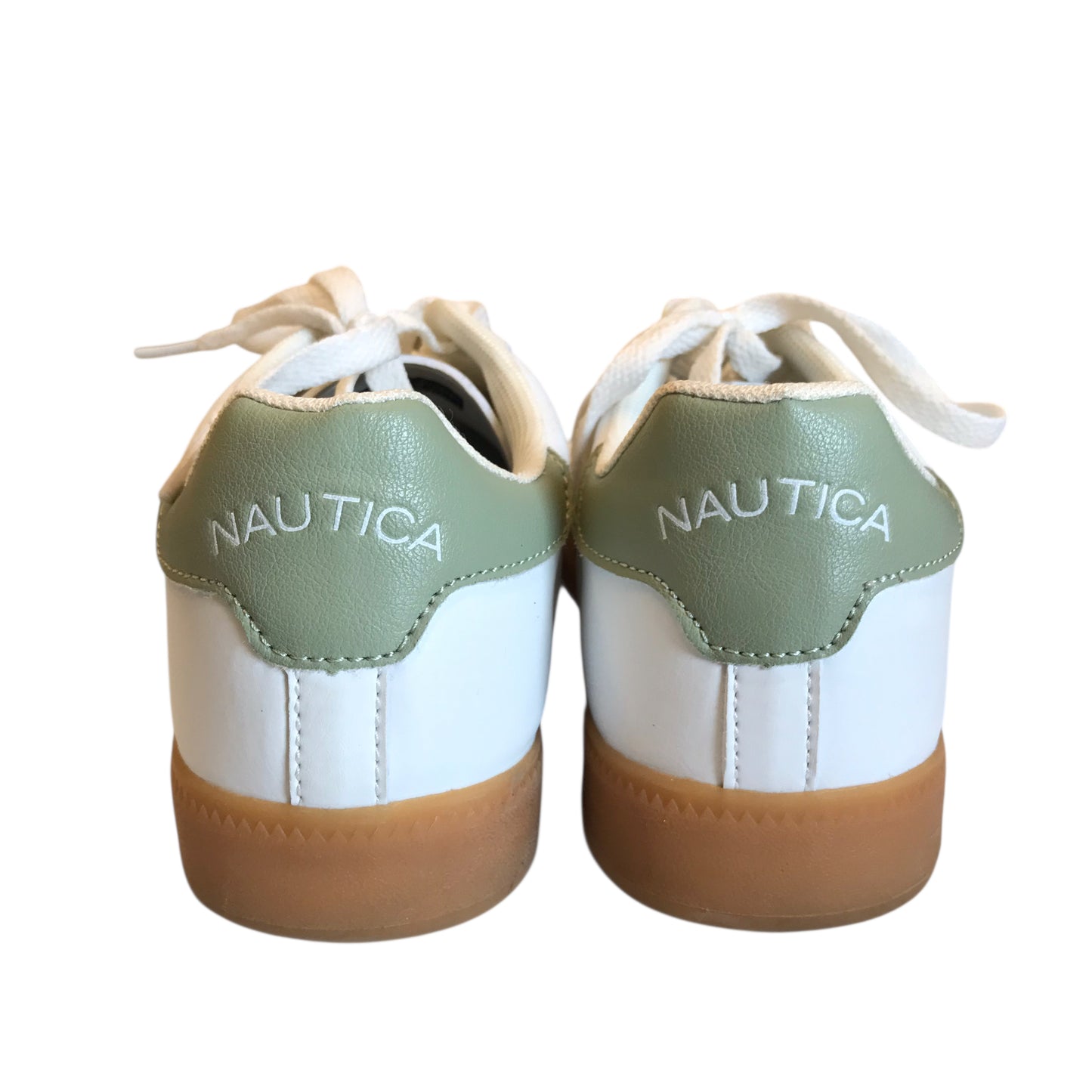 Shoes Sneakers By Nautica In Green & White, Size:9