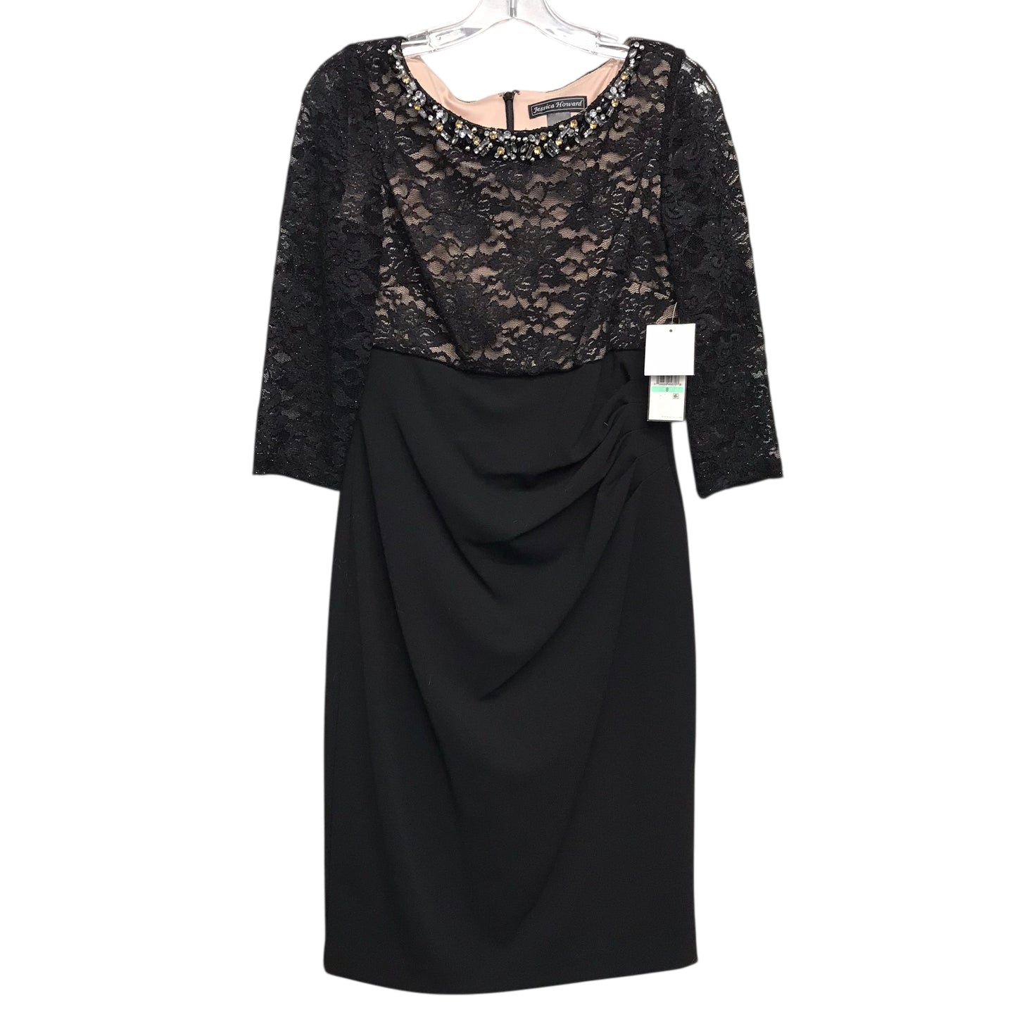 Dress Party Short By Jessica Howard In Black & Tan, Size:M