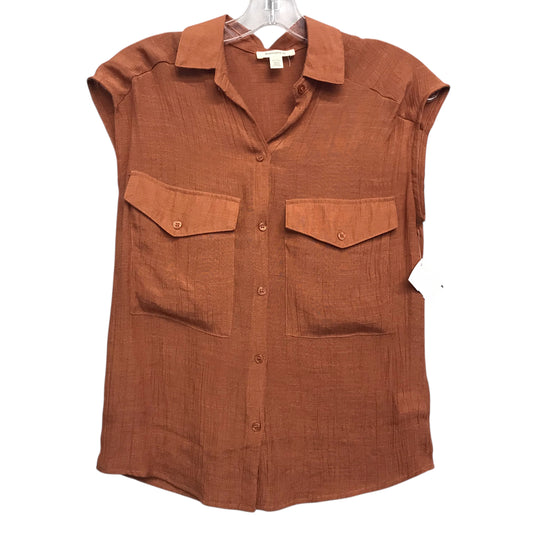 Top Sleeveless By Tamara H.  In Brown, Size:Xs