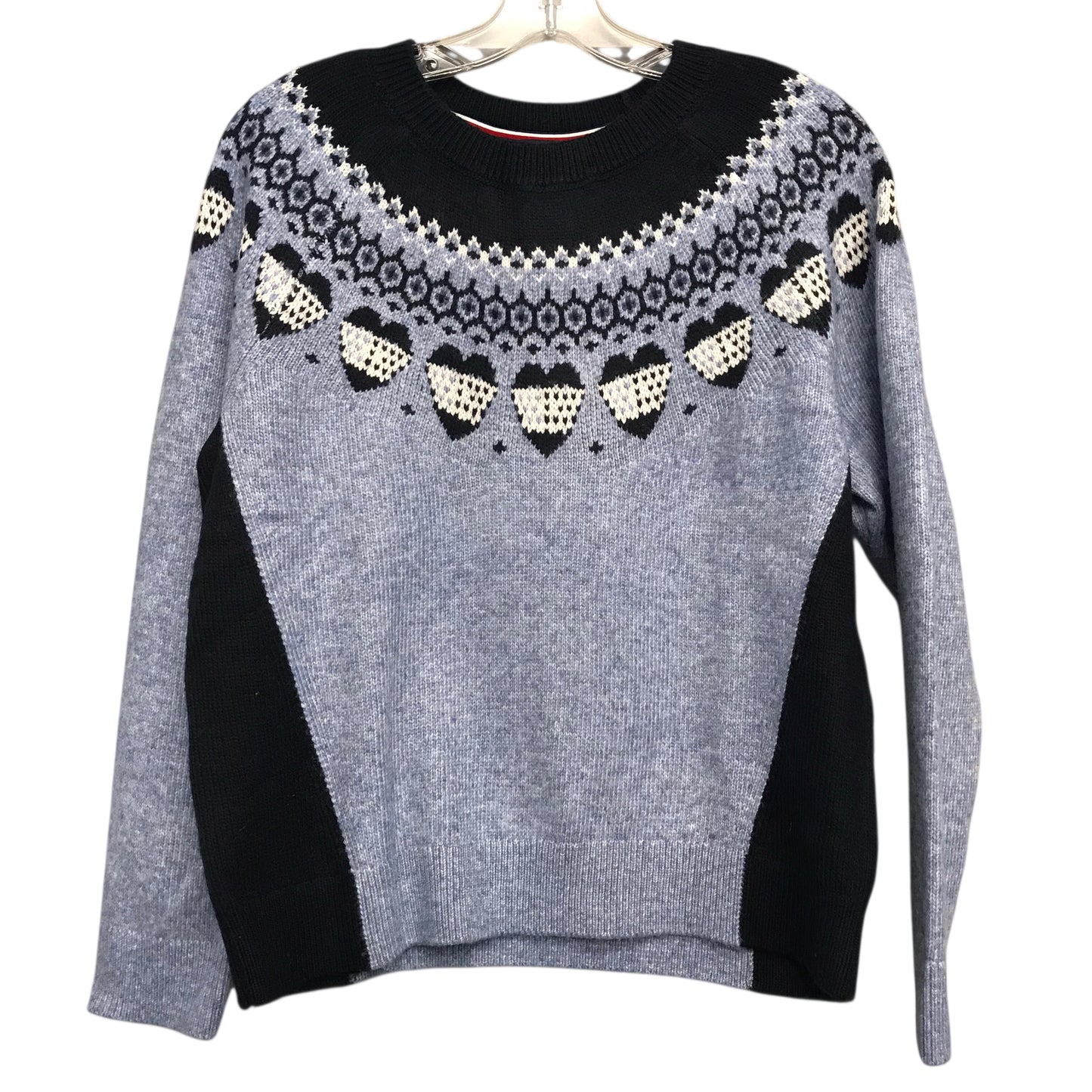 Sweater By Tommy Hilfiger In Blue & White, Size:M