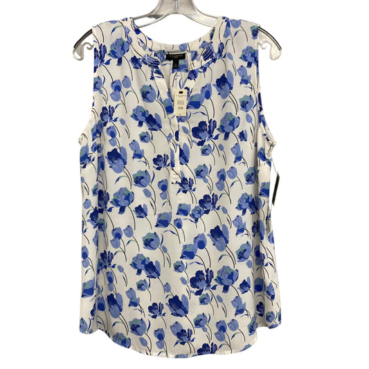Top Sleeveless By Talbots In Floral Print, Size:Lp