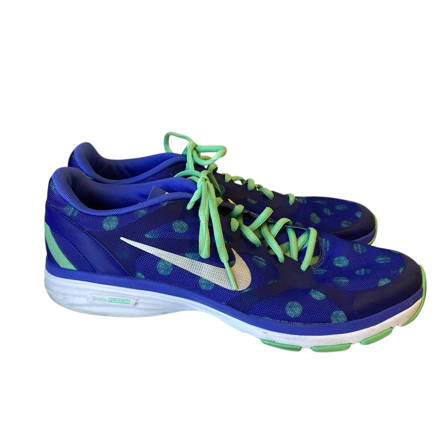 Shoes Athletic By Nike In Blue & Green, Size:11.5