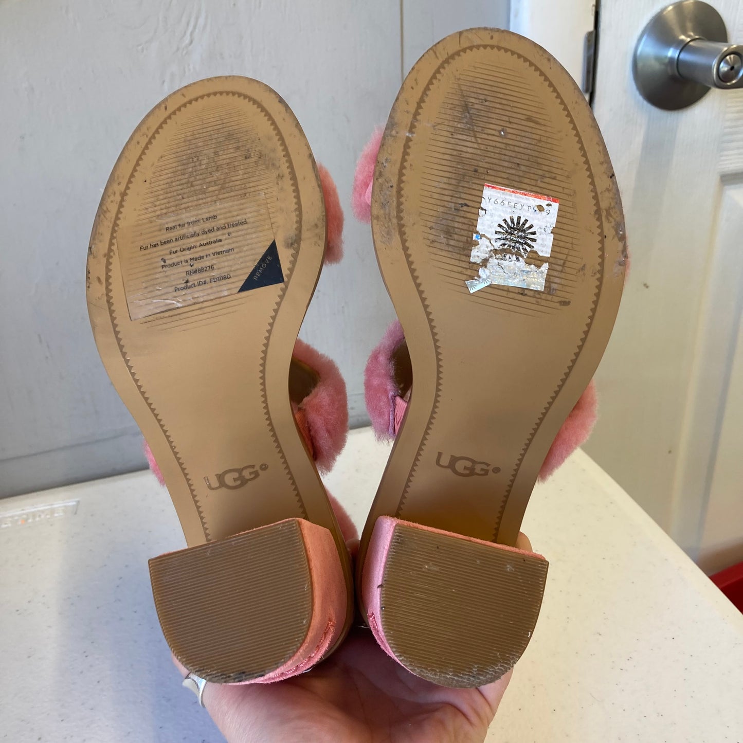 Shoes Designer By Ugg In Pink, Size:6