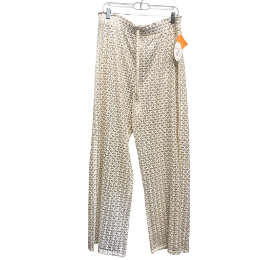 Swimwear Cover-Up By Mynah In Gold & White, Size:16