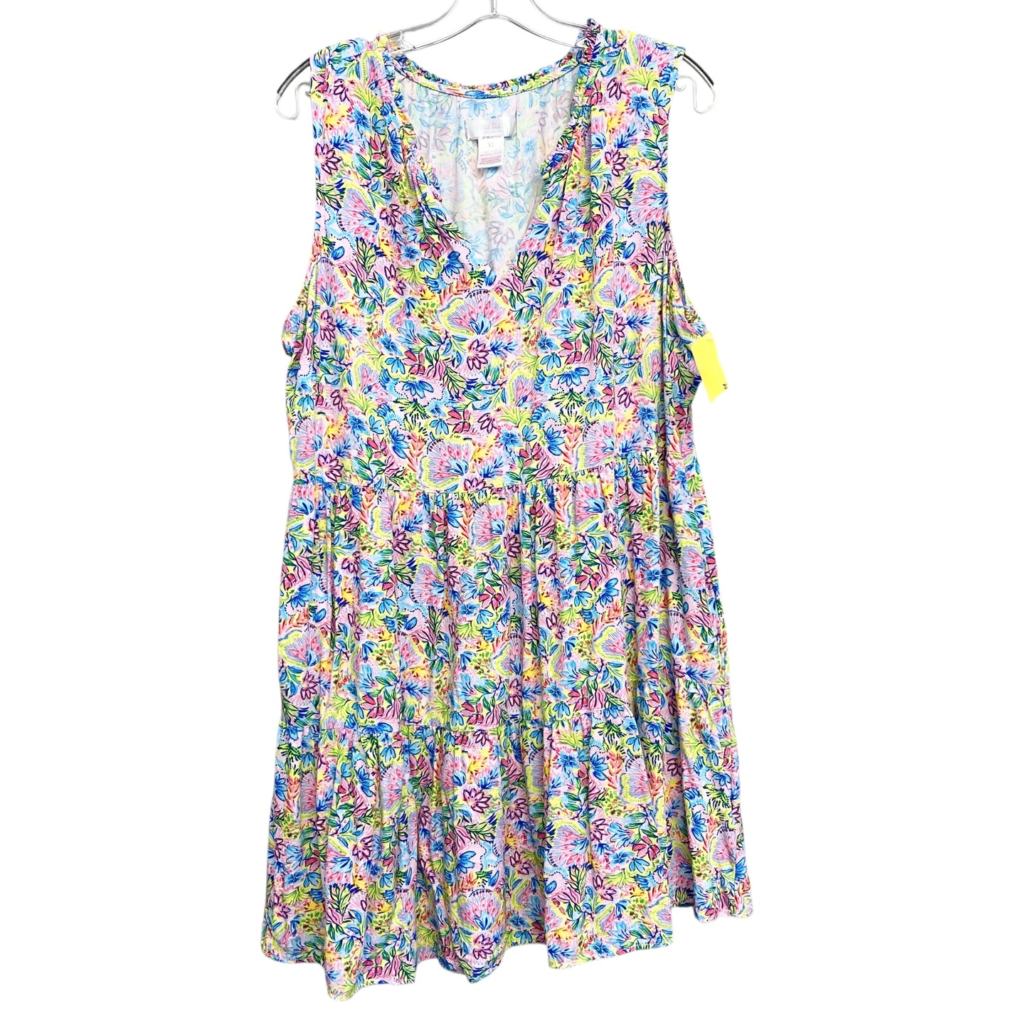 Dress Casual Short By Stella Parker In Multi, Size:Xl