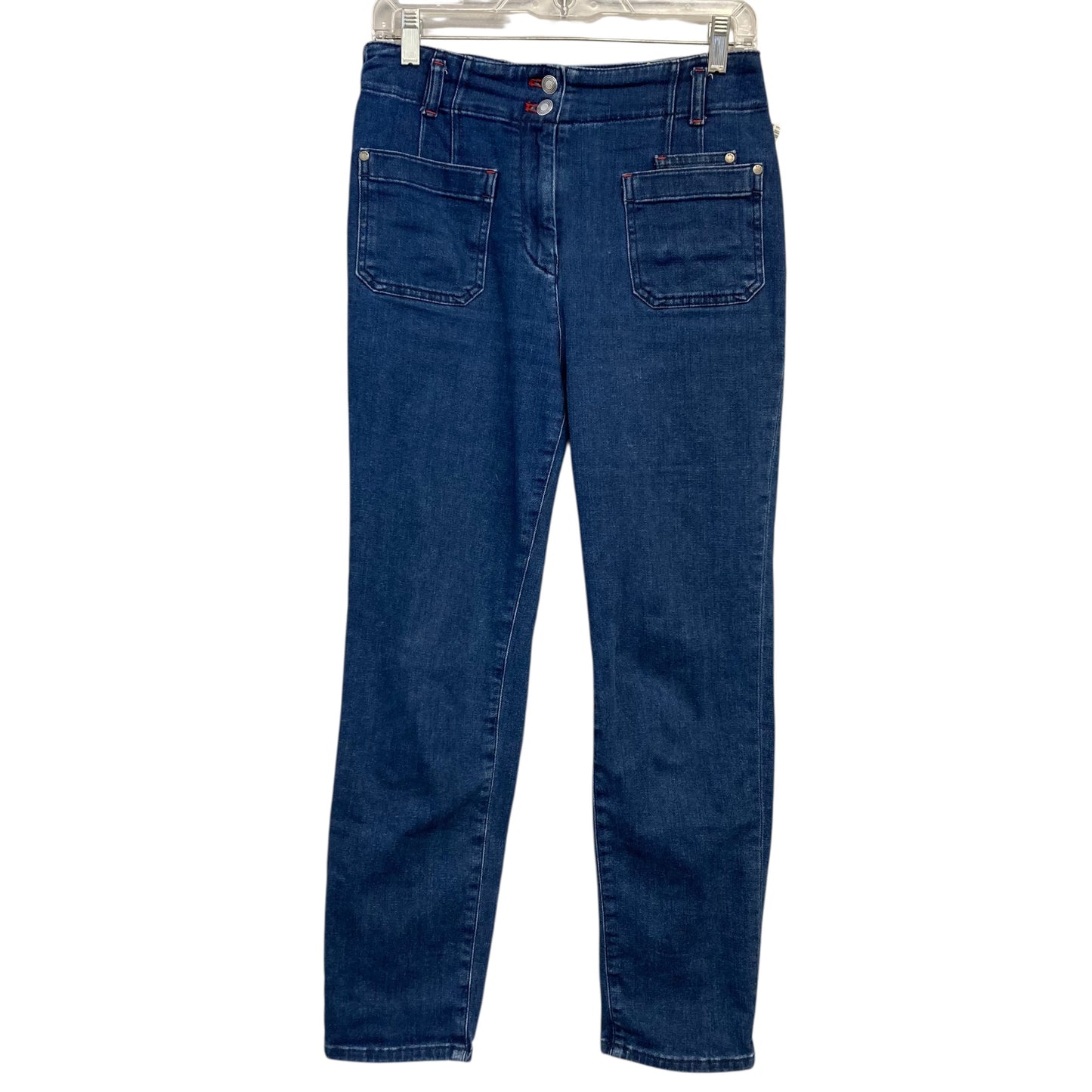 Jeans Skinny By Maeve In Blue Denim, Size:8
