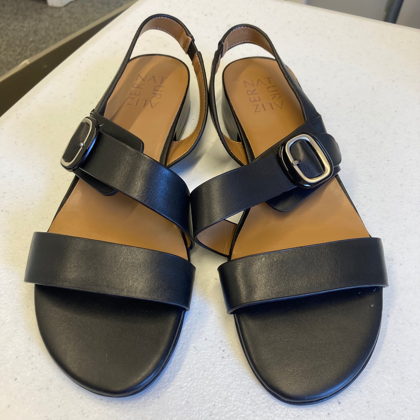 Sandals Heels Block By Naturalizer In Black, Size:8