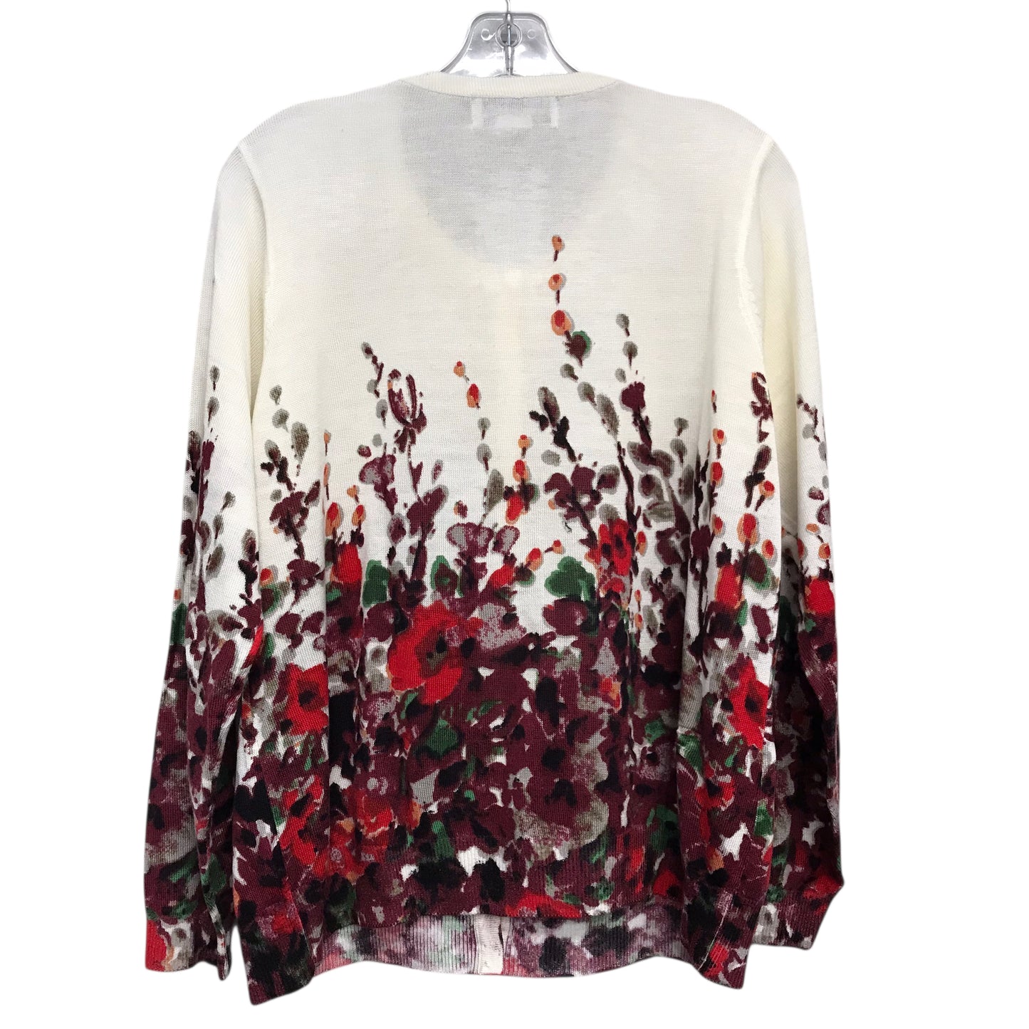 Sweater Cardigan By Cathy Daniels In Multi, Size:Xl