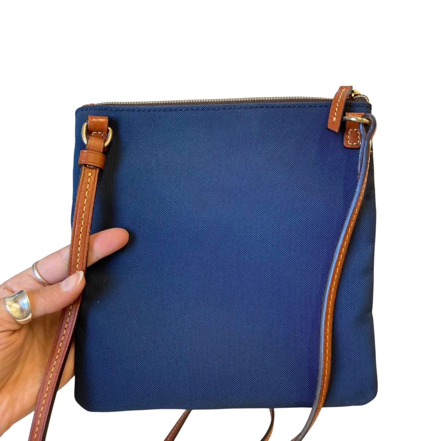 Crossbody Designer By Dooney And Bourke In Navy, Size:Small