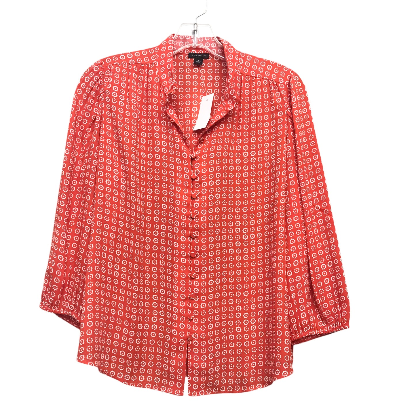 Top Ls By Ann Taylor In Red & White, Size:S