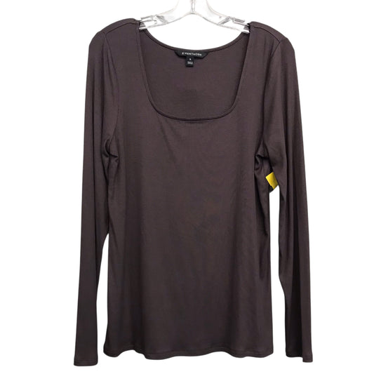 Top Ls Basic By 41 Hawthorn In Brown, Size:Xl