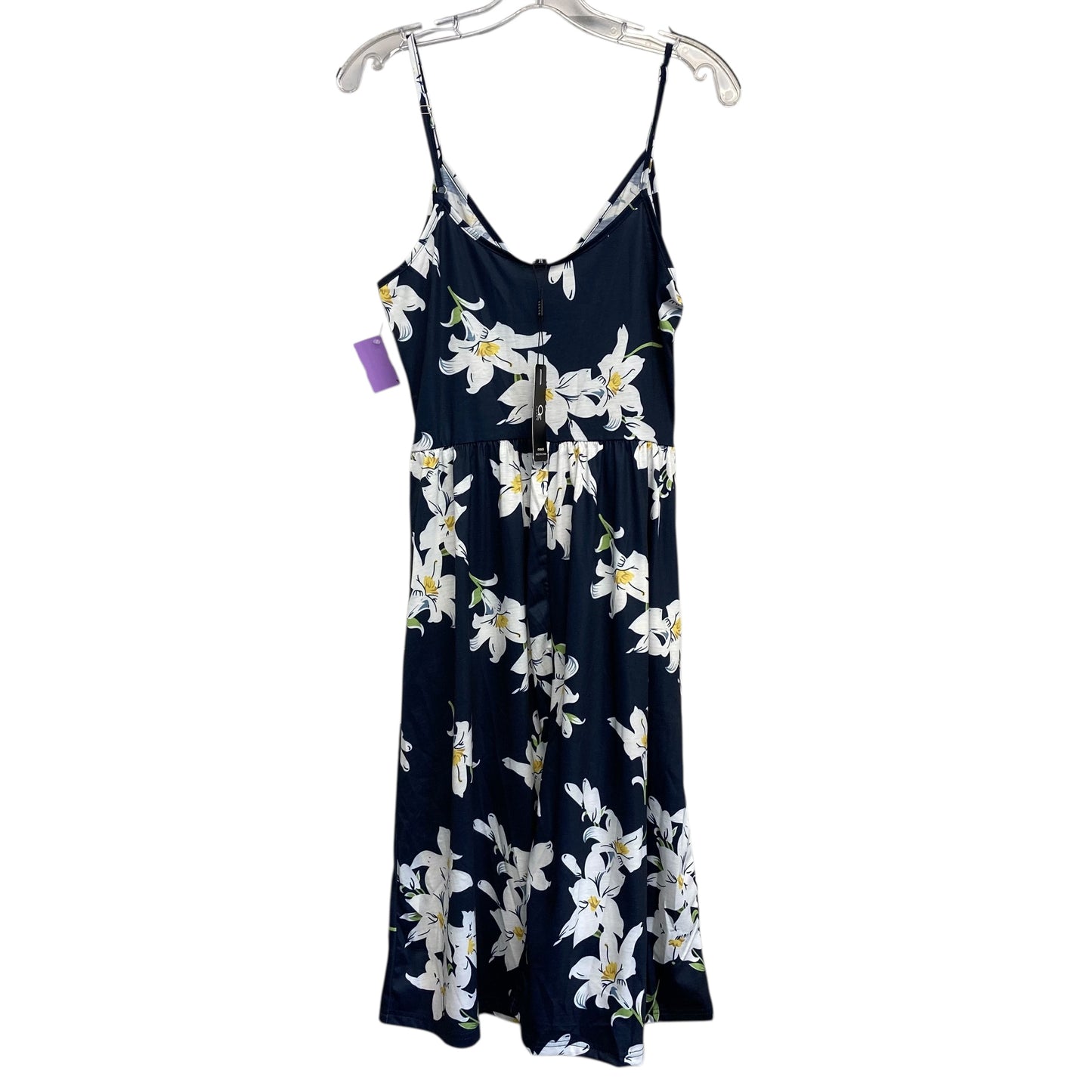 Dress Casual Midi By Ouges In Blue, Size:M