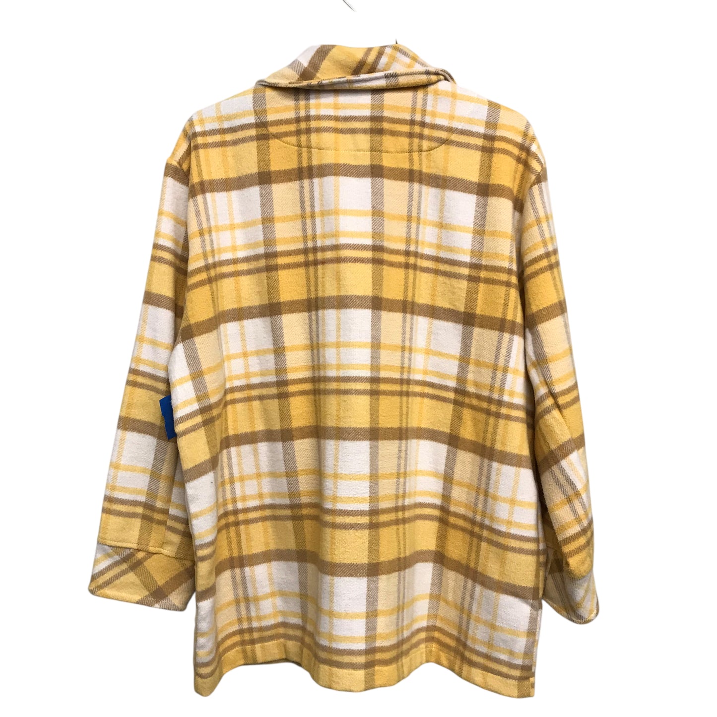 Jacket Shirt By Kensie In Yellow, Size:L