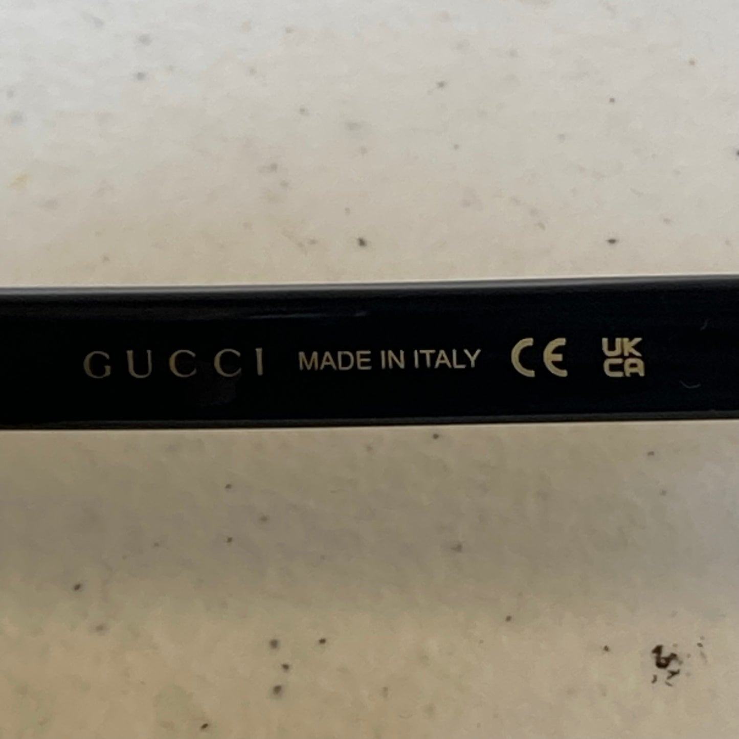 Sunglasses Luxury Designer By Gucci In Black