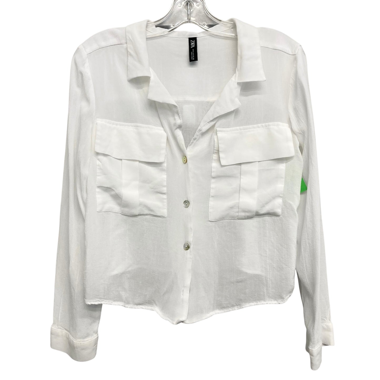 Top Ls By Zara In White, Size:S