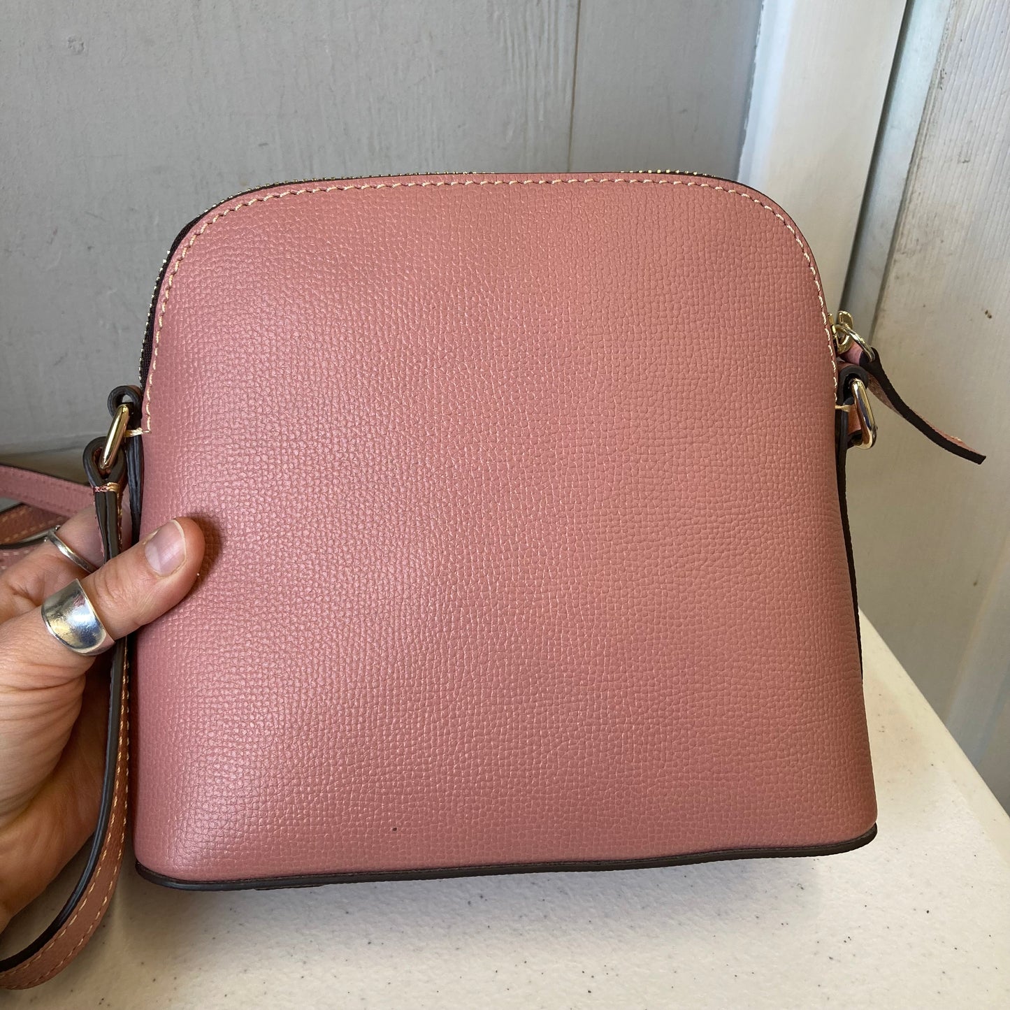 Crossbody Designer By Dooney And Bourke In Pink, Size:Small