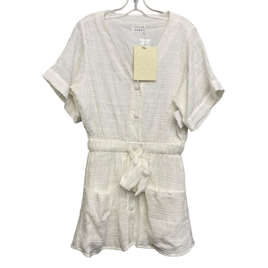 Dress Casual Short By Sabo In White, Size:S
