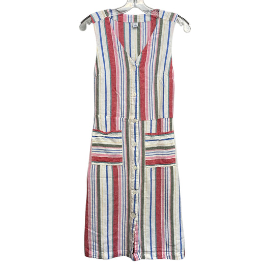 Dress Casual Midi By Old Navy In Striped Pattern, Size:S