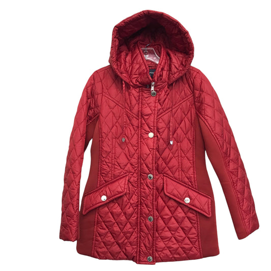 Jacket Puffer & Quilted By London Fog In Red, Size:S